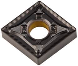 Kennametal - CNMG321 MN Grade KCP30 Carbide Turning Insert - TiN/TiCN/Al2O3 Finish, 80° Diamond, 3/8" Inscr Circle, 1/8" Thick, 1/64" Corner Radius - Americas Industrial Supply