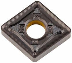 Kennametal - CNMG322 MN Grade KCP30 Carbide Turning Insert - TiN/TiCN/Al2O3 Finish, 80° Diamond, 3/8" Inscr Circle, 1/8" Thick, 1/32" Corner Radius - Americas Industrial Supply