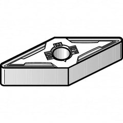 Kennametal - VNMG332 RP Grade KCK20B Carbide Turning Insert - TiOCN Finish, 35° Diamond, 3/8" Inscr Circle, 3/16" Thick, 1/32" Corner Radius - Americas Industrial Supply