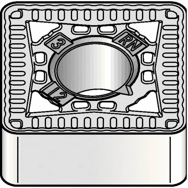 Kennametal - SNMG543 RN Grade KCP40B Carbide Turning Insert - TiOCN Finish, 90° Square, 5/8" Inscr Circle, 1/4" Thick, 3/64" Corner Radius - Americas Industrial Supply