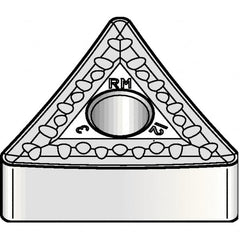 Kennametal - TNMM333 RM Grade KCP25 Carbide Turning Insert - TiCN/Al2O3 Finish, 60° Triangle, 3/8" Inscr Circle, 3/16" Thick, 3/64" Corner Radius - Americas Industrial Supply