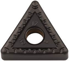 Kennametal - TNMM433 RM Grade KCP30 Carbide Turning Insert - TiCN/Al2O3 Finish, 60° Triangle, 1/2" Inscr Circle, 3/16" Thick, 3/64" Corner Radius - Americas Industrial Supply