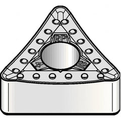 Kennametal - TNMM433 RP Grade KCP25 Carbide Turning Insert - TiCN/Al2O3 Finish, 60° Triangle, 1/2" Inscr Circle, 3/16" Thick, 3/64" Corner Radius - Americas Industrial Supply