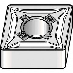 Kennametal - CNMG431 MP Grade KCM35B Carbide Turning Insert - TiOCN Finish, 80° Diamond, 1/2" Inscr Circle, 3/16" Thick, 1/64" Corner Radius - Americas Industrial Supply