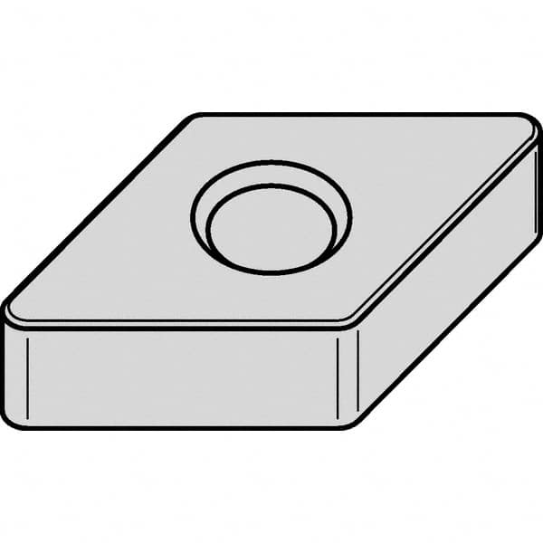 Kennametal - DNMA332 NONE Grade KCK20B Carbide Turning Insert - TiOCN Finish, 55° Diamond, 3/8" Inscr Circle, 3/16" Thick, 1/32" Corner Radius - Americas Industrial Supply