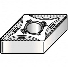 Kennametal - DNMG432 UN Grade KCK20B Carbide Turning Insert - TiOCN Finish, 55° Diamond, 1/2" Inscr Circle, 3/16" Thick, 1/32" Corner Radius - Americas Industrial Supply