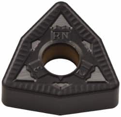 Kennametal - WNMG433 RN Grade KCP05 Carbide Turning Insert - TiCN/Al2O3 Finish, 80° Trigon, 1/2" Inscr Circle, 3/16" Thick, 3/64" Corner Radius - Americas Industrial Supply