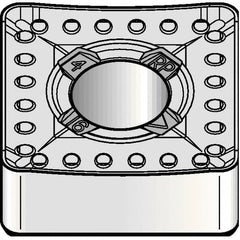 Kennametal - SNMM646 RP Grade KCP25B Carbide Turning Insert - TiOCN Finish, 90° Square, 3/4" Inscr Circle, 1/4" Thick, 3/32" Corner Radius - Americas Industrial Supply