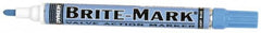 Dykem - Light Blue Oil-Based Paint Marker - Medium Tip, Oil Based - Americas Industrial Supply