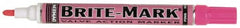 Dykem - Pink Oil-Based Paint Marker - Medium Tip, Oil Based - Americas Industrial Supply