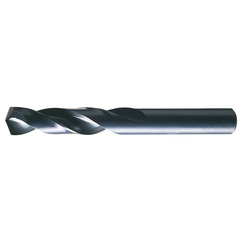 15/32 RHS / RHC HSS 135 Degree Split Point Heavy Duty Screw Machine Length Drill - Steam Oxide - Exact Industrial Supply