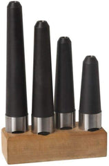 Made in USA - 1-1/4" Shank Diam Straight Shank with Weldon Flat 3/8" Hole End Mill Holder/Adapter - 6" Projection - Exact Industrial Supply