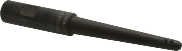 Made in USA - 3/4" Shank Diam Straight Shank with Weldon Flat 1/8" Hole End Mill Holder/Adapter - 4" Projection - Exact Industrial Supply