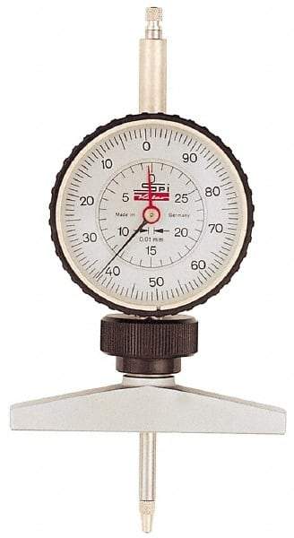 SPI - Dial Depth Gages Maximum Measurement (Inch): 7 Maximum Measurement (Decimal Inch): 7.0000 - Americas Industrial Supply