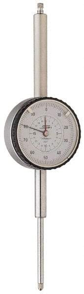 SPI - 0-100 Dial Reading, 0.001" Graduation Dial Drop Indicator - 2-1/4" Dial - Americas Industrial Supply