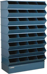 Stackbin - 8 Bin, Shelving Unit with Openings & Base - 37" Wide x 65-1/2" High - Americas Industrial Supply