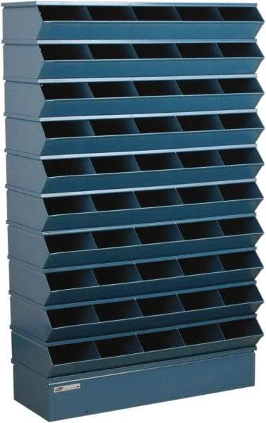 Stackbin - 10 Bin, Shelving Unit with Openings & Base - 37" Wide x 60" High - Americas Industrial Supply