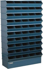 Stackbin - 10 Bin, Shelving Unit with Openings & Base - 37" Wide x 60" High - Americas Industrial Supply