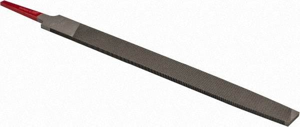 Simonds File - 8" Long, Second Cut, Mill American-Pattern File - Single Cut, Tang - Americas Industrial Supply