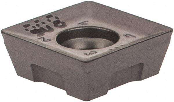 Iscar - QDMT1205 M Grade IC908 Carbide Milling Insert - TiAlN Finish, 0.1969" Thick, 0.8mm Corner Radius - Americas Industrial Supply