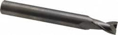 OSG - 9/32", 7/16" LOC, 5/16" Shank Diam, 2-1/2" OAL, 2 Flute, Solid Carbide Square End Mill - Single End, Uncoated, Spiral Flute, 30° Helix, Centercutting, Right Hand Cut, Right Hand Flute, Series 2021 - Americas Industrial Supply