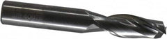 OSG - 3/8", 1" LOC, 3/8" Shank Diam, 2-1/2" OAL, 2 Flute, Solid Carbide Square End Mill - Single End, Uncoated, Spiral Flute, 30° Helix, Centercutting, Right Hand Cut, Right Hand Flute, Series 2022 - Americas Industrial Supply