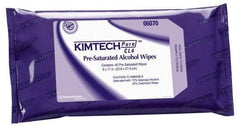 Kimtech - W4 Flat Fold Clean Room/Lab/Critical Task Wipes - Poly Pack, 11" x 9" Sheet Size, White - Americas Industrial Supply