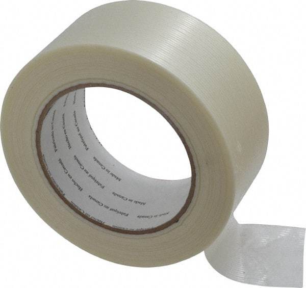 3M - 2" x 60 Yd Clear Rubber Adhesive Packaging Tape - Polypropylene Film Backing, 4 mil Thick, 100 Lb Tensile Strength, Series 8934 - Americas Industrial Supply