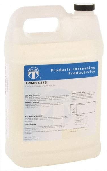 Master Fluid Solutions - Trim C276, 1 Gal Bottle Cutting & Grinding Fluid - Synthetic, For Drilling, Reaming, Tapping, Turning - Americas Industrial Supply