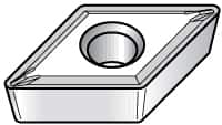 Seco - DCMT21.51 F1 Grade TS2000 Carbide Turning Insert - TiAlN/TiN Finish, 55° Diamond, 1/4" Inscr Circle, 3/32" Thick, 1/64" Corner Radius - Americas Industrial Supply