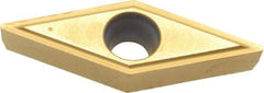 Kennametal - VBMT331 LF Grade KC730 Carbide Turning Insert - TiN Finish, 35° Diamond, 3/8" Inscr Circle, 3/16" Thick, 1/64" Corner Radius - Americas Industrial Supply