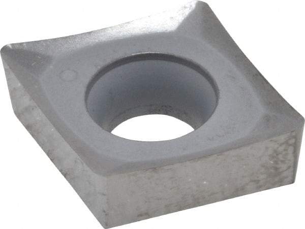 Kennametal - CCGT432 HP Grade K313 Carbide Turning Insert - Uncoated, 80° Diamond, 1/2" Inscr Circle, 3/16" Thick, 1/32" Corner Radius - Americas Industrial Supply