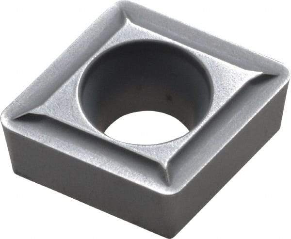 Kennametal - CCMT32.52 LF Grade K313 Carbide Turning Insert - Uncoated, 80° Diamond, 3/8" Inscr Circle, 5/32" Thick, 1/32" Corner Radius - Americas Industrial Supply