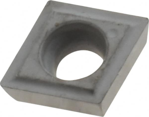Kennametal - CPGM21.50.5 Grade K68 Carbide Turning Insert - Uncoated, 80° Diamond, 1/4" Inscr Circle, 3/32" Thick, 0.0079" Corner Radius - Americas Industrial Supply