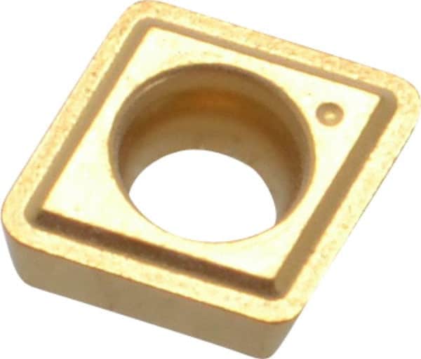 Kennametal - CPGM21.50.5 Grade KC850 Carbide Turning Insert - TiC/TiCN/TiN Finish, 80° Diamond, 1/4" Inscr Circle, 3/32" Thick, 0.0079" Corner Radius - Americas Industrial Supply