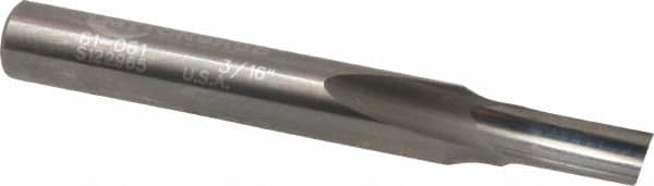 Onsrud - 3/16" Diam, 1/4" Shank Diam, 3/8" Length of Cut, 1 Flute Single Edge Straight Router Bit - 2" Overall Length, Right Hand Cut, Solid Carbide - Americas Industrial Supply
