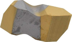Kennametal - NJ3010 Grade KC730, External UNJ Threading Insert - 16 TPI Ext Pitch, Right Hand Insert, TiN Finish, Carbide - Americas Industrial Supply