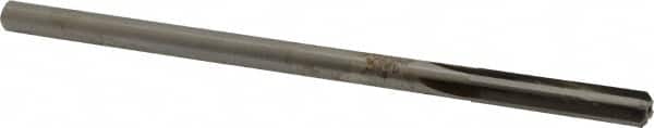 Made in USA - 0.296" Carbide-Tipped 4 Flute Chucking Reamer - Straight Flute, 9/32" Straight Shank, 1-1/2" Flute Length, 6" OAL - Americas Industrial Supply