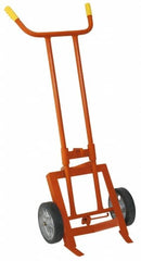 Wesco Industrial Products - 1,000 Lb Load Capacity, 55 Gal Drum Hand Truck - 24-1/2" Wide x 62" High, 2 Wheels - Americas Industrial Supply