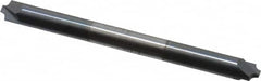 Accupro - 0.035" Radius, 1/8" Mill Diam, 2 Flute Solid Carbide Corner Rounding End Mill - Double End, AlTiN Finish, 1-1/2" OAL, 1/8" Shank Diam - Americas Industrial Supply