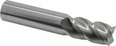 Accupro - 3/4", 4 Flute, Single End, Solid Carbide, 0.01" Corner Radius End Mill - 4" OAL, 40° Helix, Right Hand Flute, 1-1/2" LOC, Right Hand Cut - Americas Industrial Supply