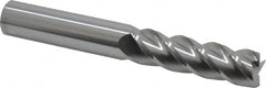 Accupro - 5/8", 4 Flute, Single End, Solid Carbide, 0.01" Corner Radius End Mill - 4-5/8" OAL, 40° Helix, Right Hand Flute, 2-1/8" LOC, Right Hand Cut - Americas Industrial Supply