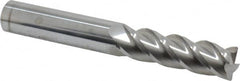 Accupro - 5/8", 4 Flute, Single End, Solid Carbide, 0.03" Corner Radius End Mill - 4-5/8" OAL, 40° Helix, Right Hand Flute, 2-1/8" LOC, Right Hand Cut - Americas Industrial Supply