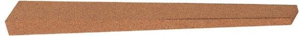 Norton - 4" Long x 1/2" Wide x 1/4" Thick, Aluminum Oxide Sharpening Stone - Taper, Fine Grade - Americas Industrial Supply
