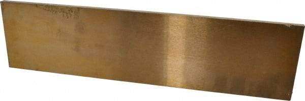 Value Collection - 1/4 Inch Thick x 3 Inch Wide x 12 Inch Long, Ground Bearing Bronze Rectangular Bar - Alloy SAE 660 (CDA 932) - Americas Industrial Supply