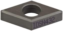Kennametal - 7.52mm Inscribed Circle, Diamond (Shape) Turning Shim for Indexables - 0.19" Thick, IDSN Shim Style - Americas Industrial Supply