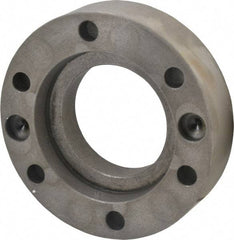 BTC - Adapter Back Plate for 10" Diam Self Centering Lathe Chucks - A2-6 Mount, 2.835" Through Hole Diam - Americas Industrial Supply