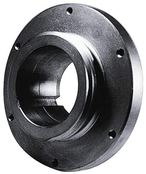BTC - Adapter Back Plate for 12" Diam Self Centering Lathe Chucks - L-0 Mount, 3.268" Through Hole Diam - Americas Industrial Supply