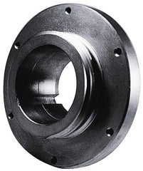 BTC - Adapter Back Plate for 10" Diam Self Centering Lathe Chucks - L-00 Mount, 2.835" Through Hole Diam - Americas Industrial Supply