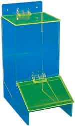 NMC - Table and Wall Mount Miscellaneous Dispenser - 9 Inch Wide x 6 Inch Deep x 11-1/4 Inch High, Clear - Americas Industrial Supply